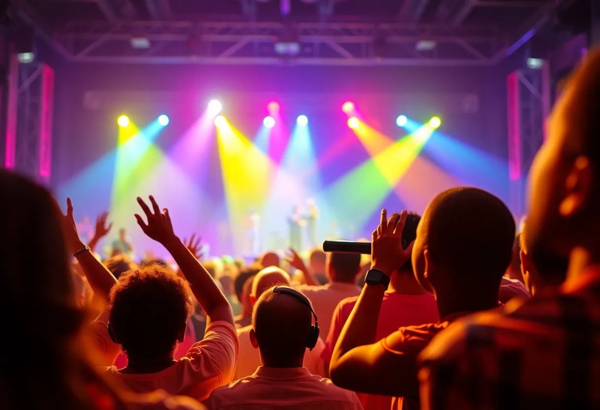 Audience enjoying the Legends of Concert in Columbia SC