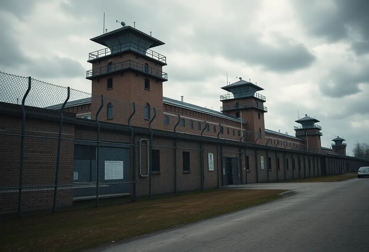 Exterior view of a prison facility where executions are carried out