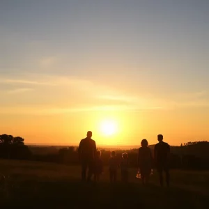 A serene sunset symbolizing love and legacy.